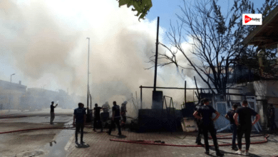 Malatya'da Eşya Mağazasında Çıkan Yangın Korkuttu