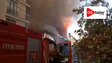 Maltepe'de İş Yeri Yangını